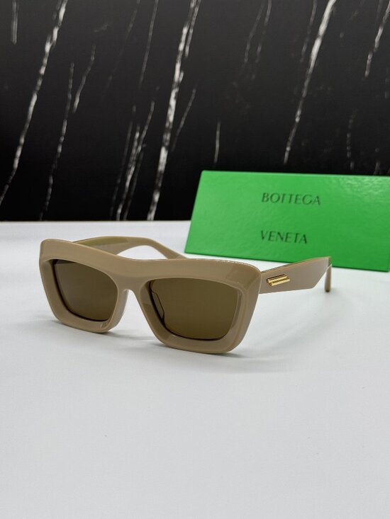 NEW BOTTEGA VENETA BV1283S 003 WOMEN BROWN SUNGLASSES main image 9